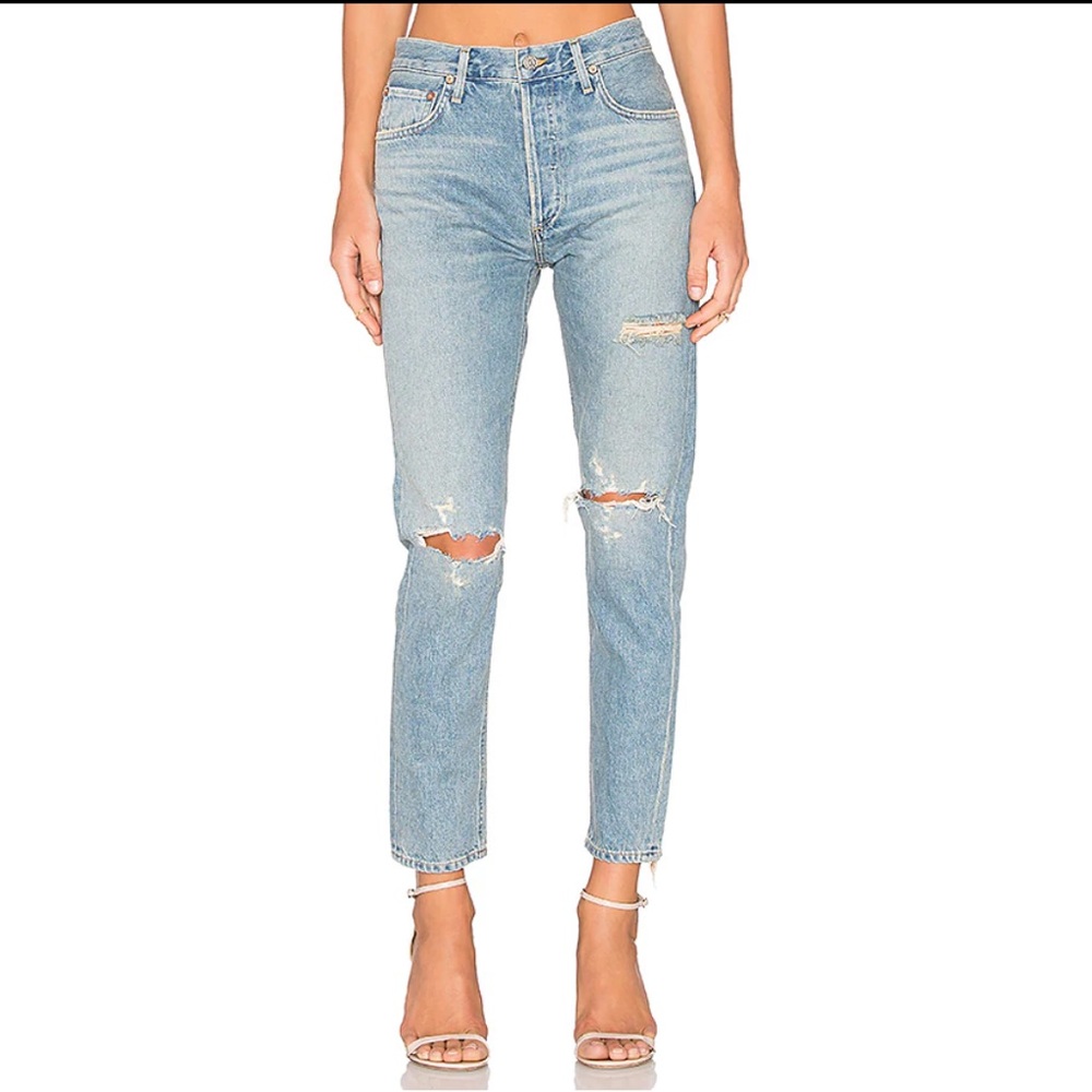 Agolde Jamie High Rise Classic 25 Revolve